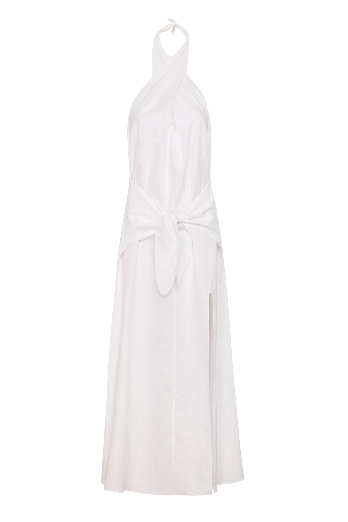 WHITE MANOS BEACH DRESS