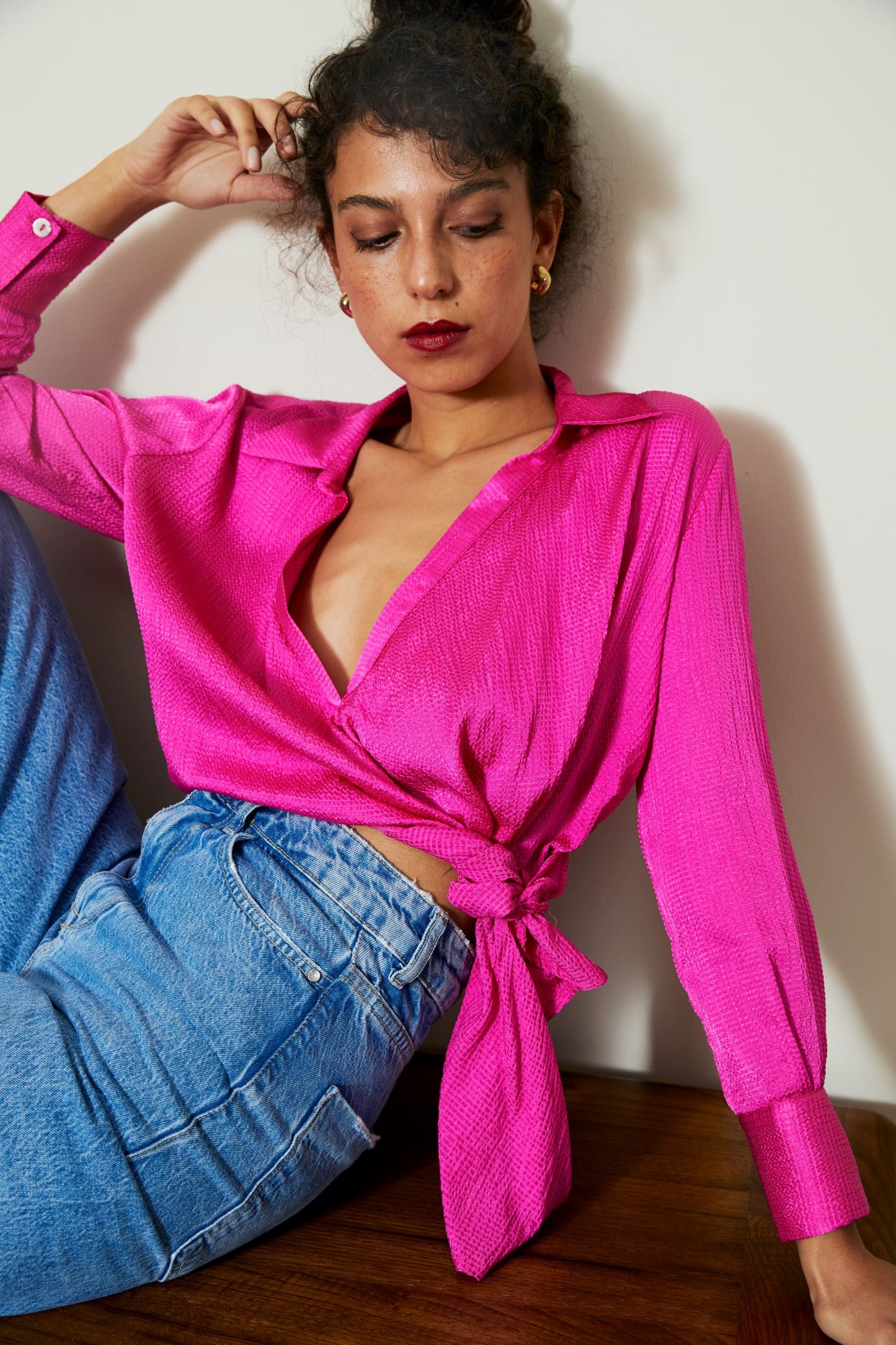 FUŞYA LALA TOP / LALA BLUZ