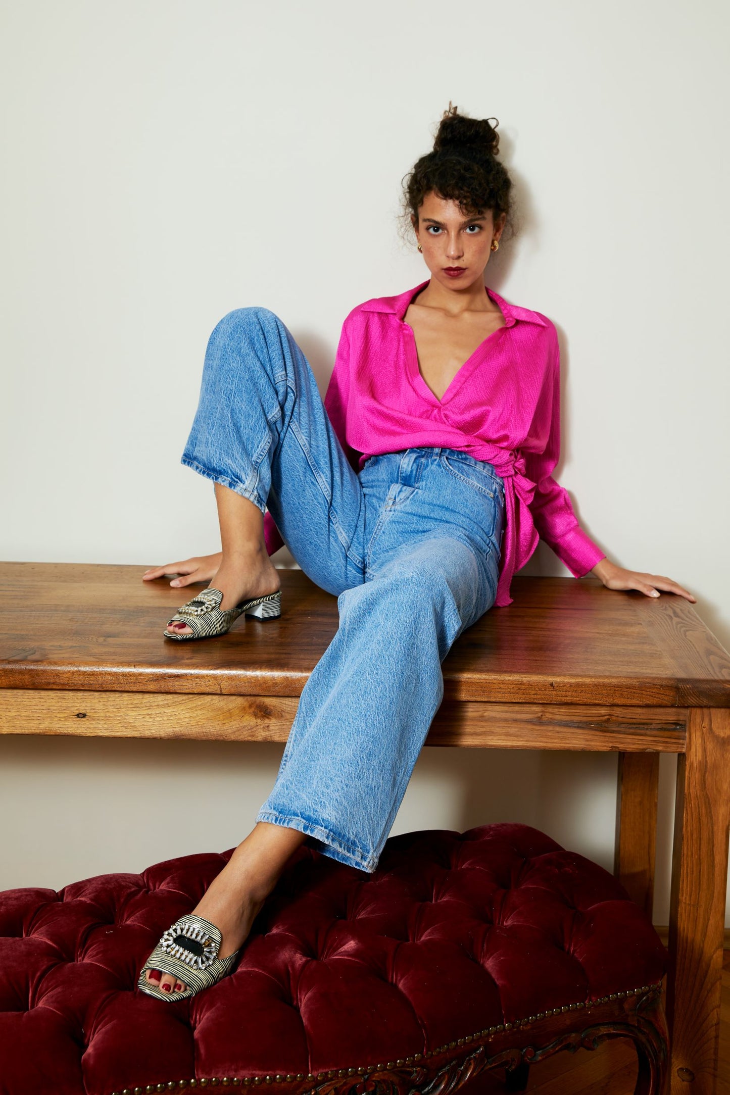 FUŞYA LALA TOP / LALA BLUZ